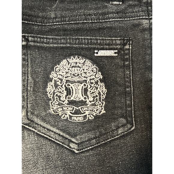Rare Girls Preloved Celine Jeans Black Stone Washed Designer Jeans - Picture 3 of 11
